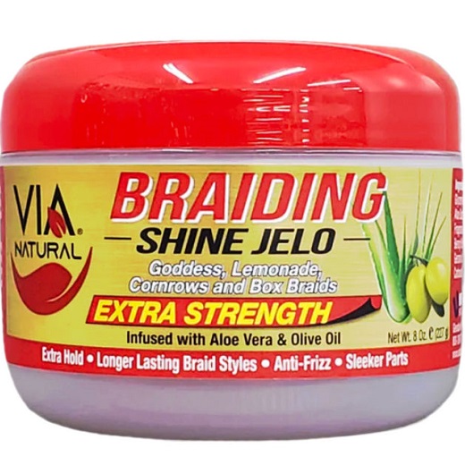 VIA Natural Braid Shine Jelo - Extra Strength 8oz